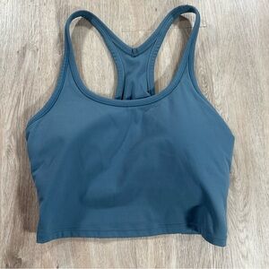 Sports Bra Crop Top, Medium, Blue, Good Condition!